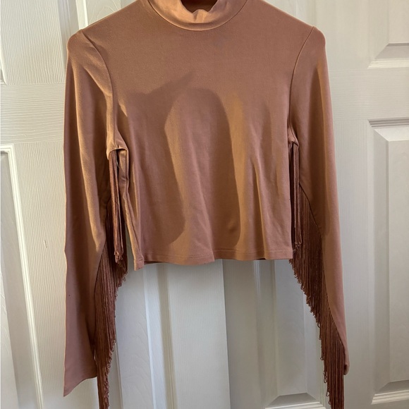 Wild Junkie Boutique crop fringed top - Picture 2 of 5